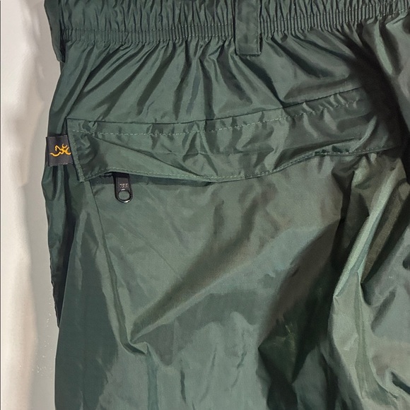Browning Men's Forest Green Water Resistant Pants 100% Nylon - Picture 6 of 8